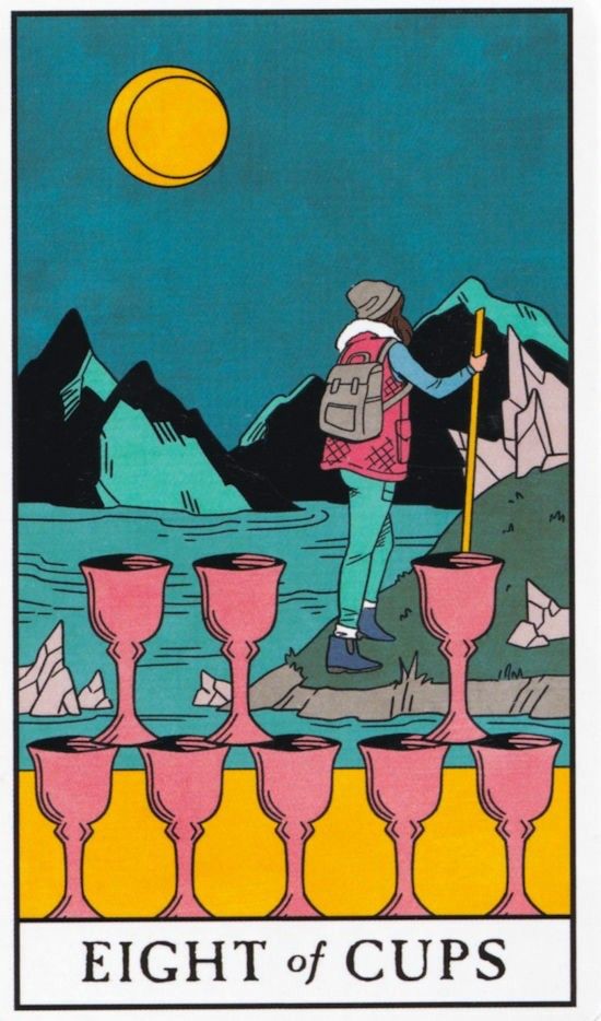 Eight of Cups moodboard