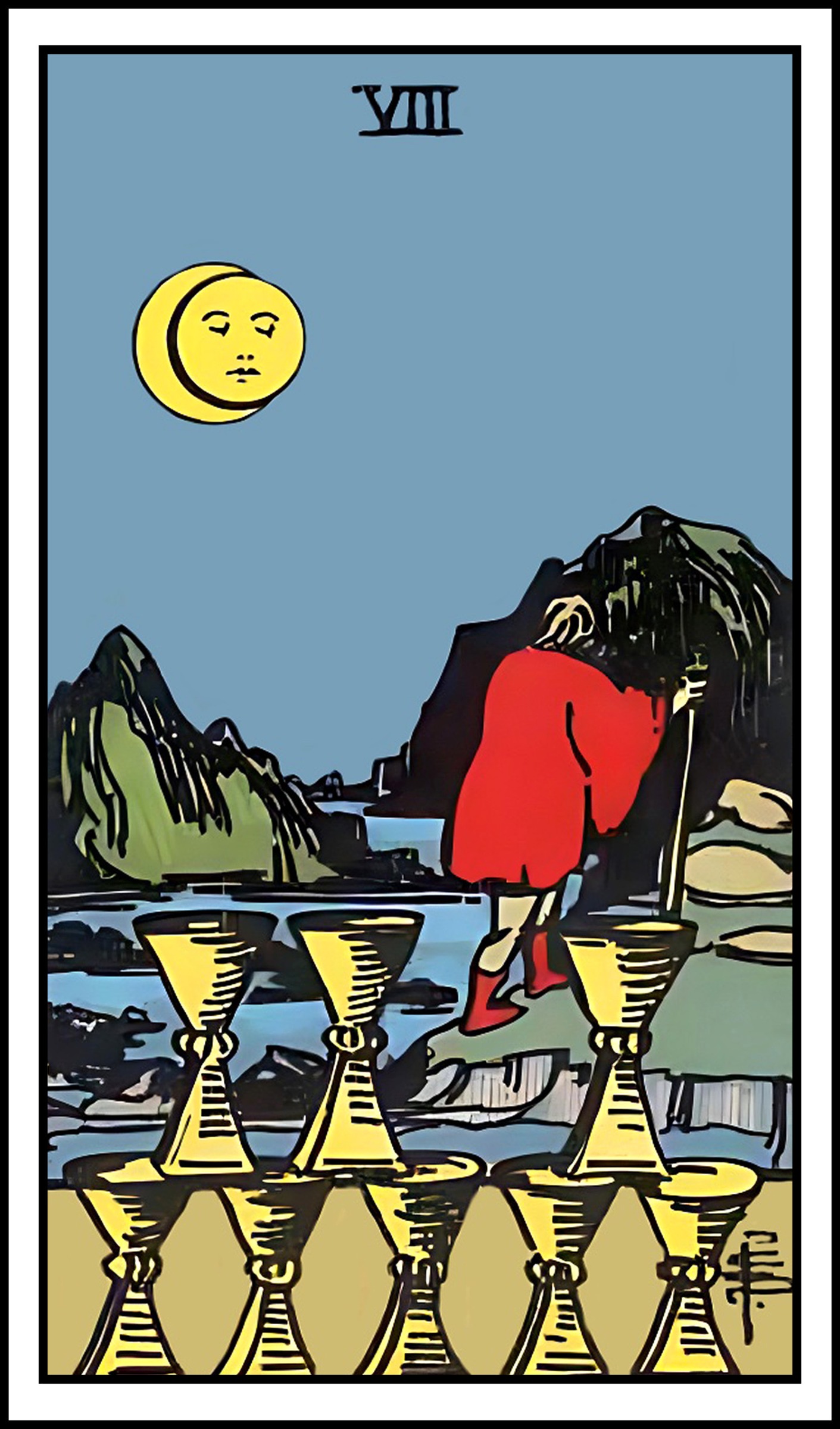 Eight of Cups moodboard