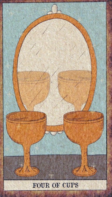Four of Cups moodboard