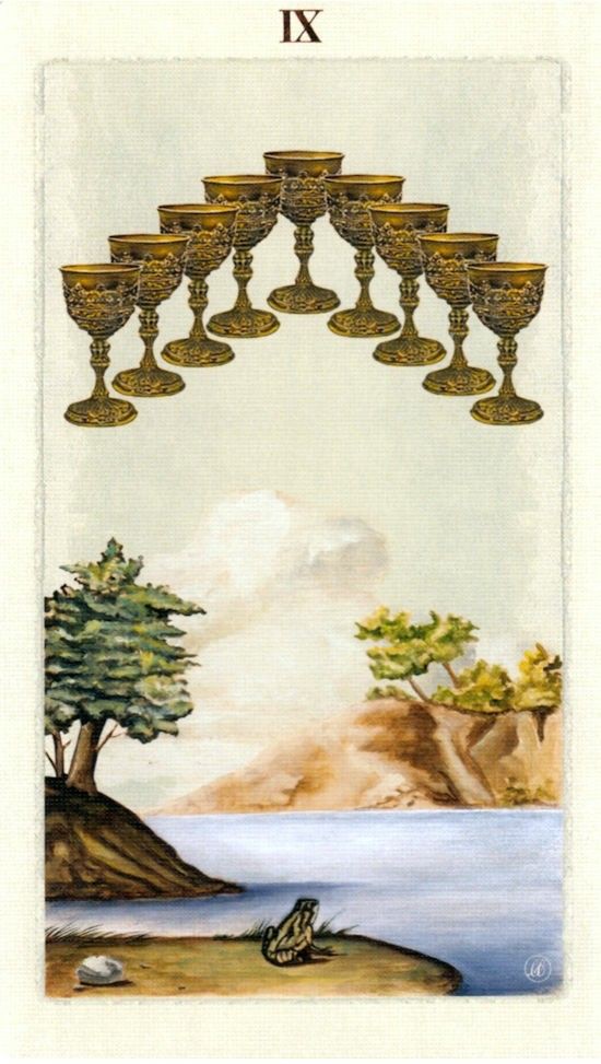 Nine of Cups moodboard