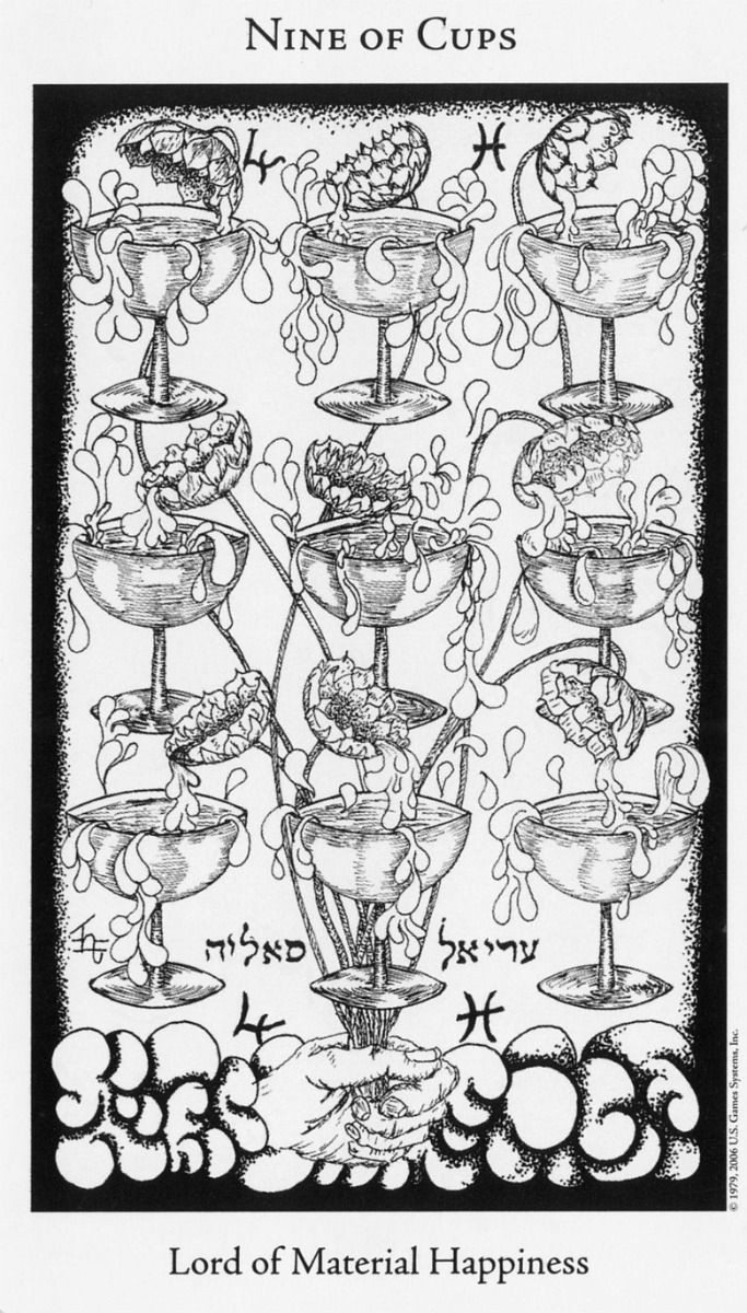 Nine of Cups moodboard