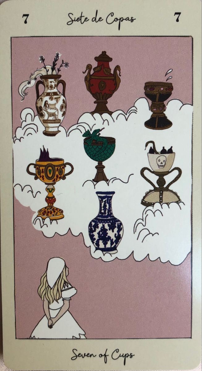Seven of Cups moodboard
