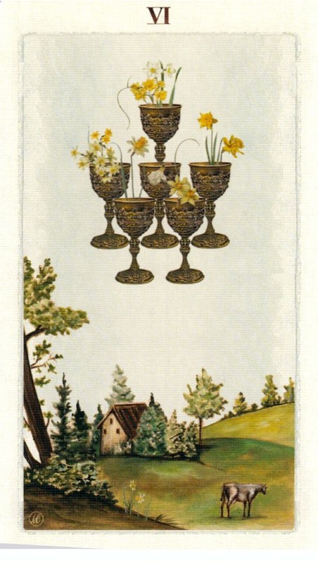 Six of Cups moodboard