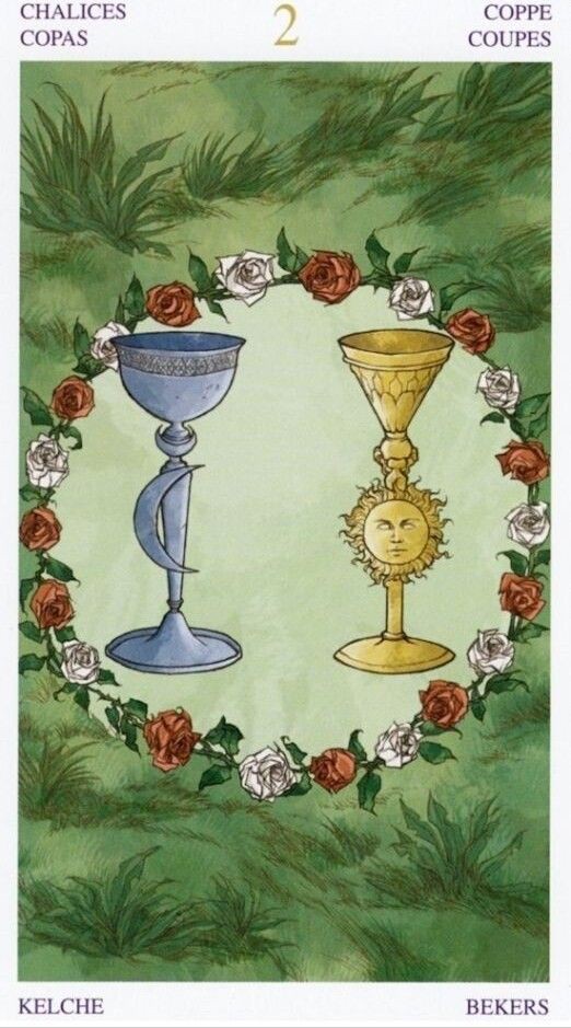 Two of Cups moodboard