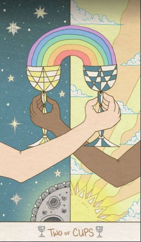Two of Cups moodboard