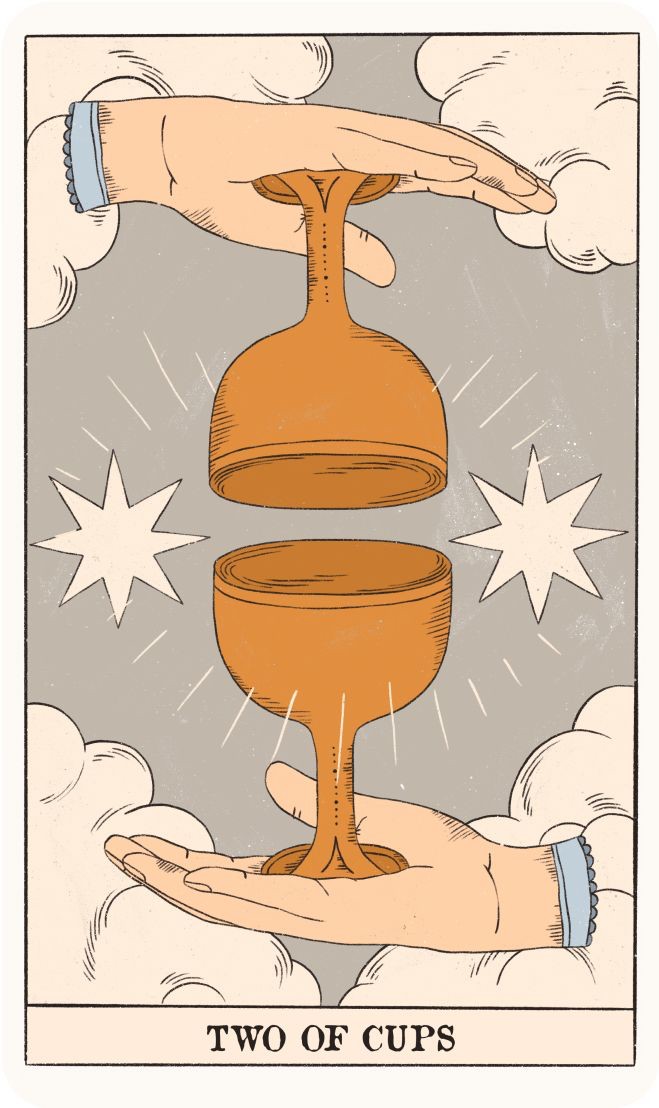 Two of Cups moodboard
