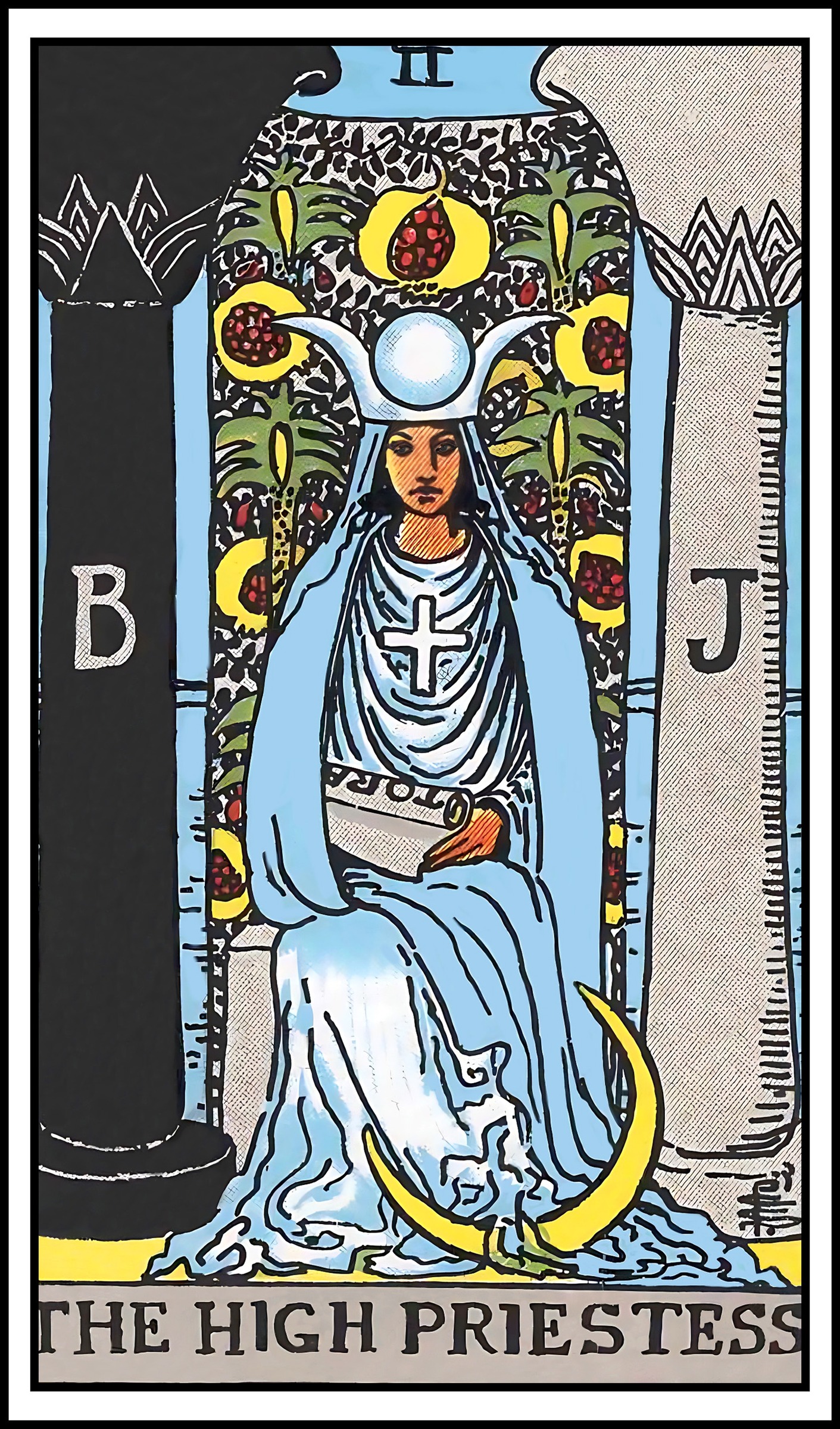 The High Priestess moodboard