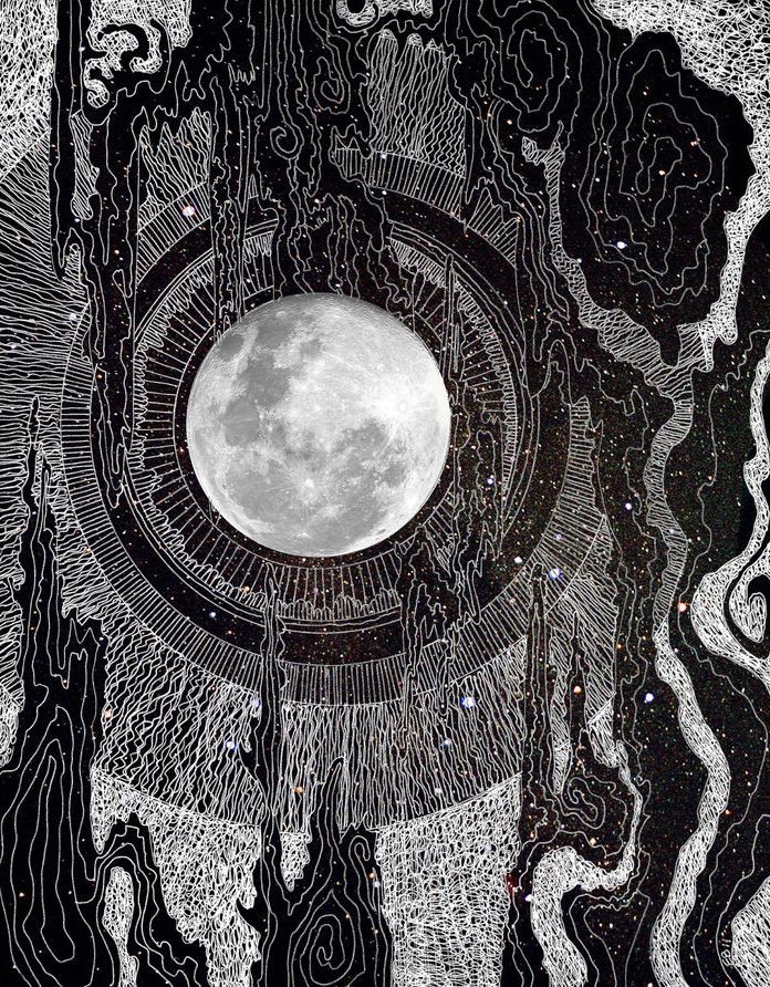 The Moon moodboard