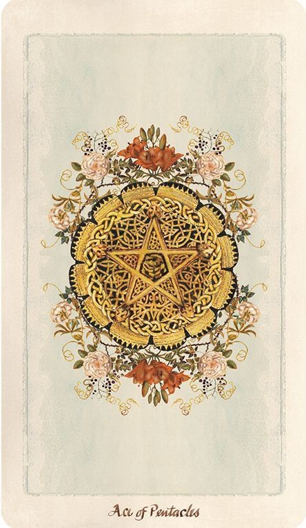 Ace of Pentacles moodboard