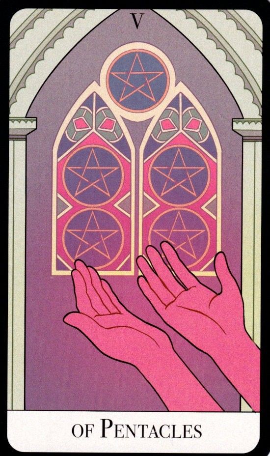 Five of Pentacles moodboard