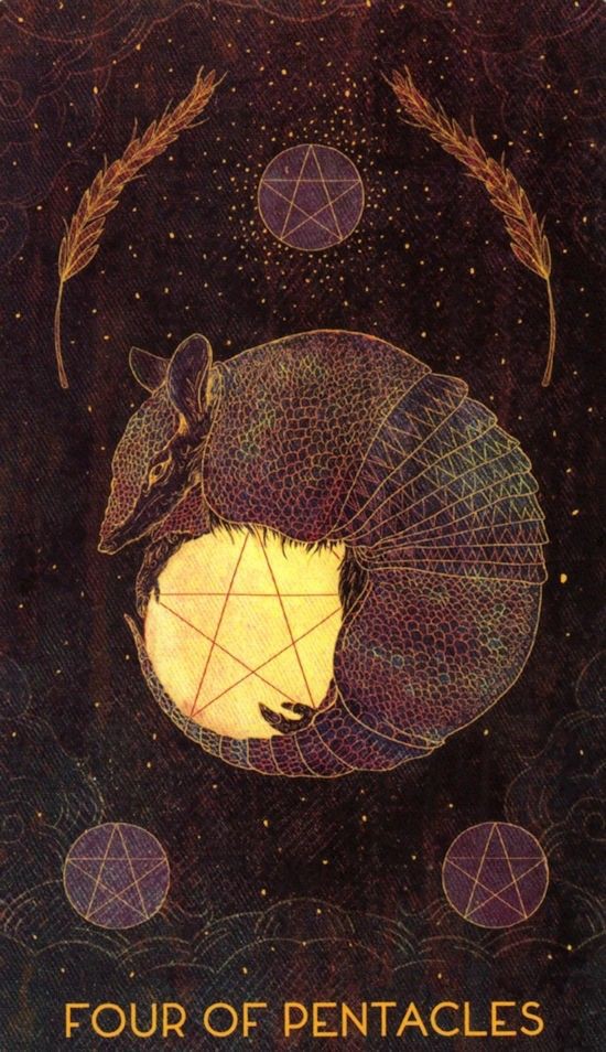 Four of Pentacles moodboard