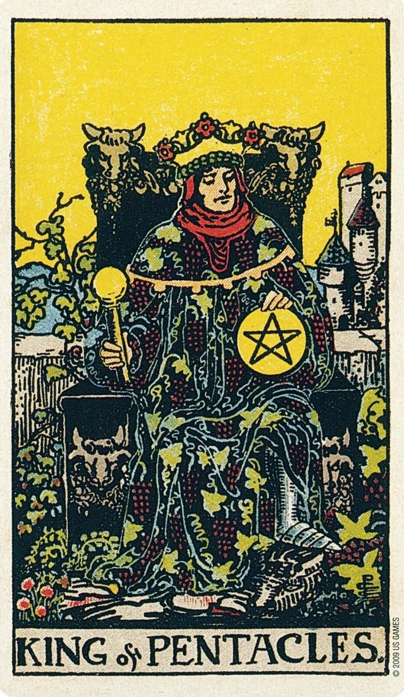 King of Pentacles moodboard