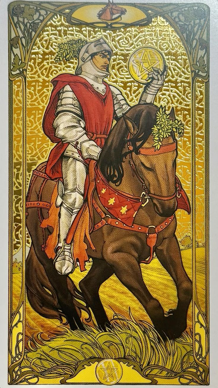 Knight of Pentacles moodboard