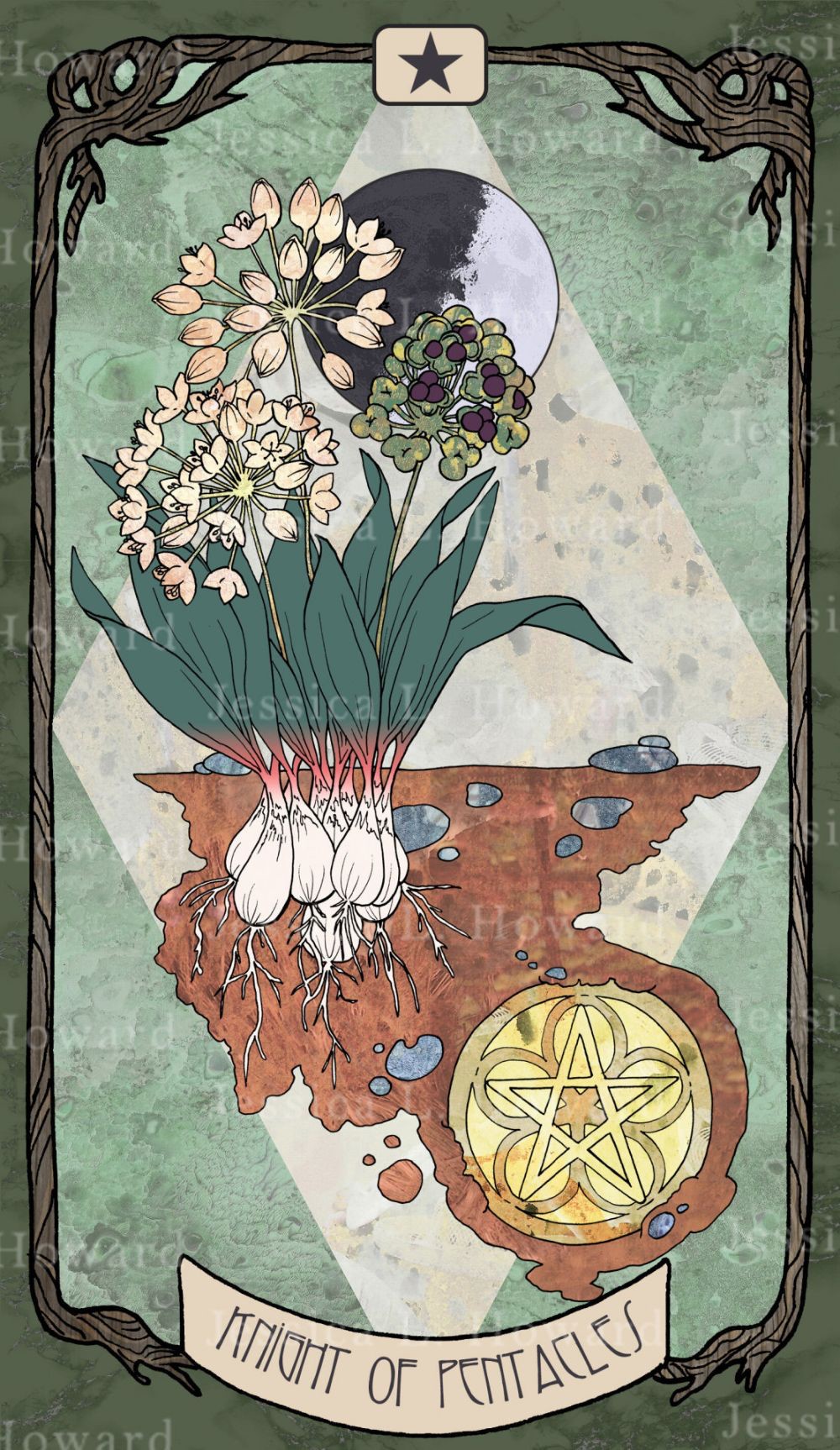 Knight of Pentacles moodboard