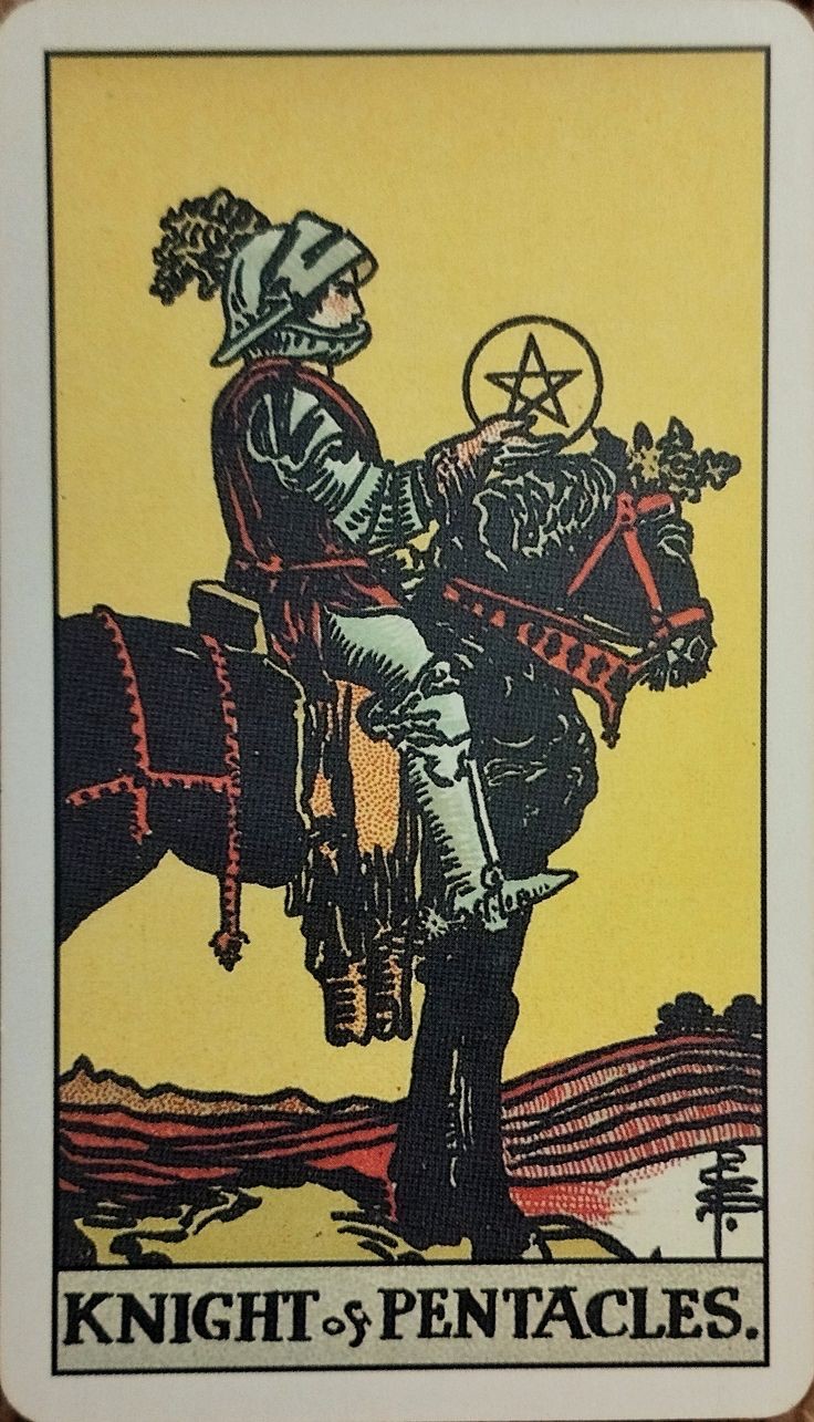 Knight of Pentacles moodboard