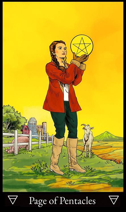Page of Pentacles moodboard
