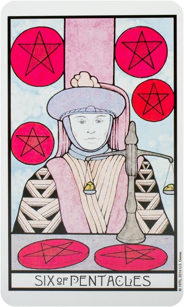 Six of Pentacles moodboard