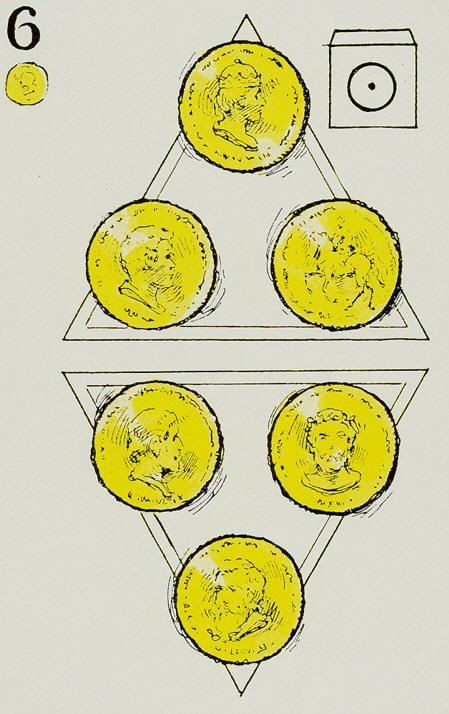 Six of Pentacles moodboard