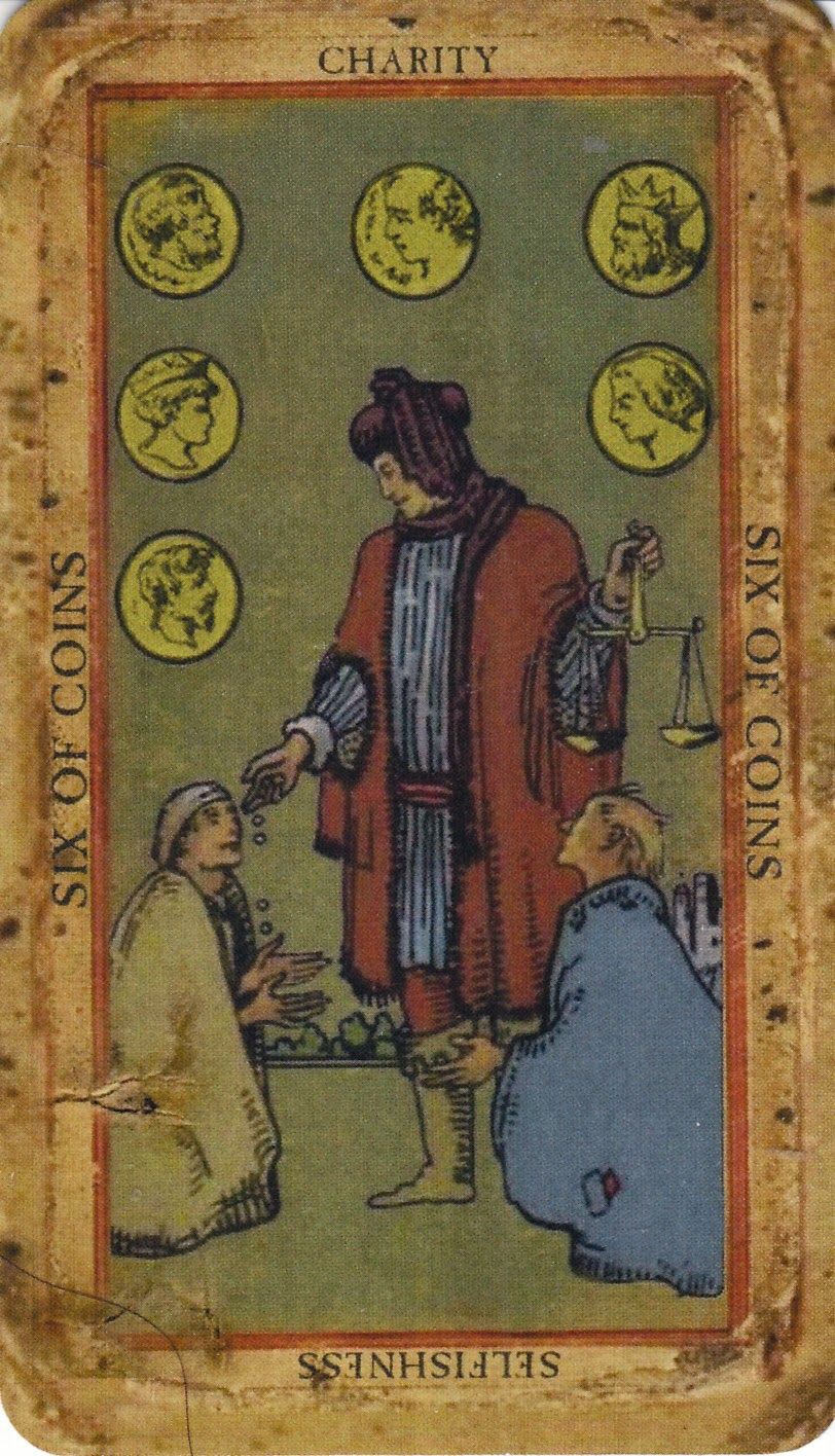 Six of Pentacles moodboard