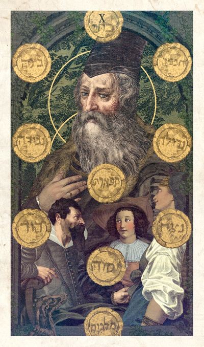 Ten of Pentacles moodboard