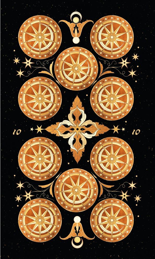 Ten of Pentacles moodboard