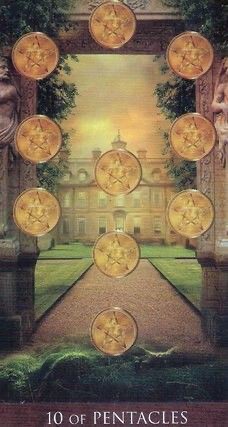 Ten of Pentacles moodboard