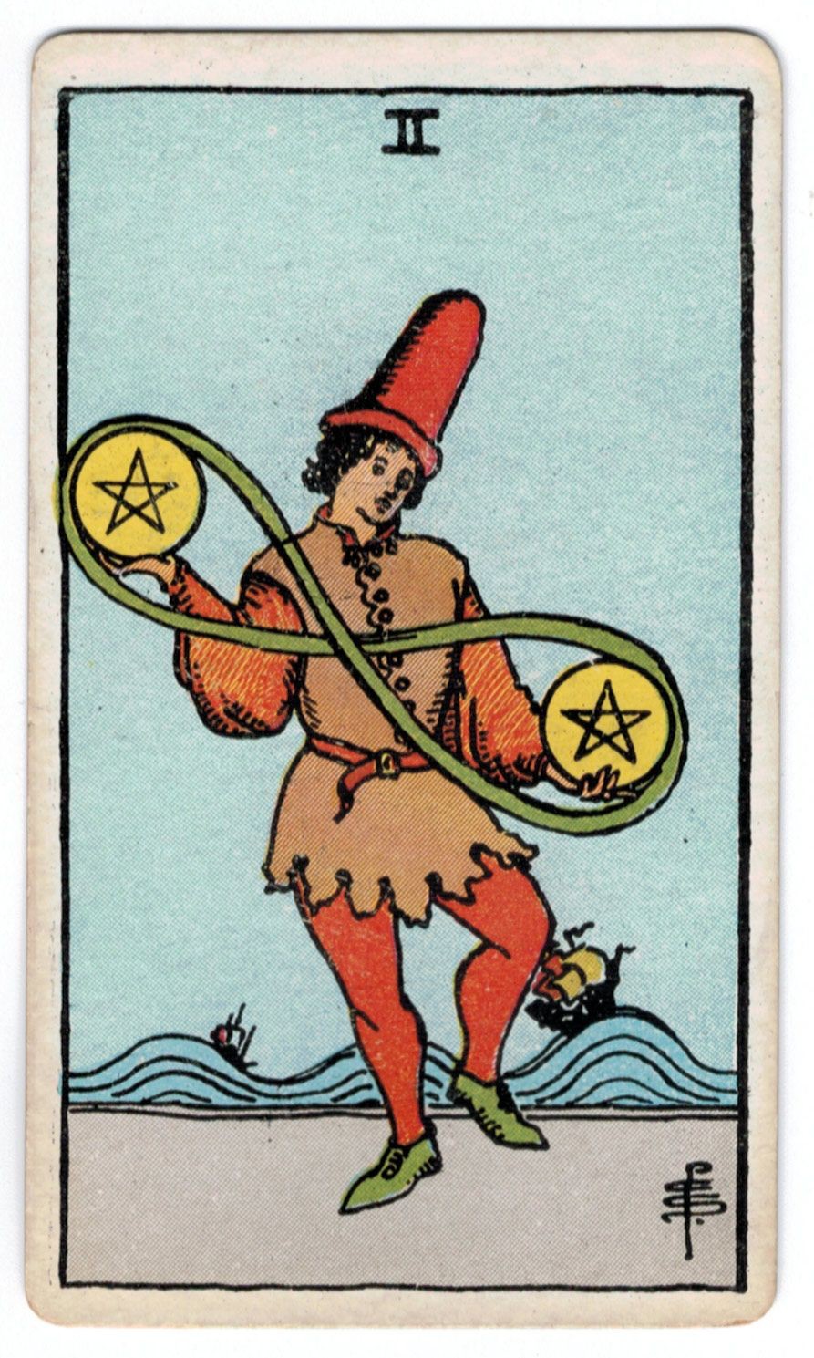 Two of Pentacles moodboard