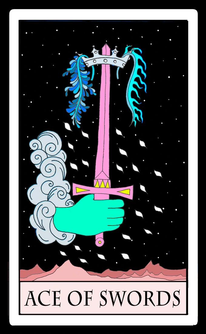 Ace of Swords moodboard