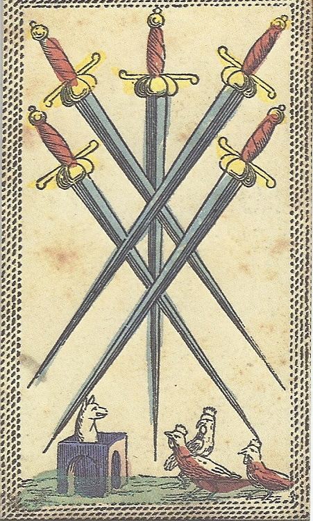 Five of Swords moodboard