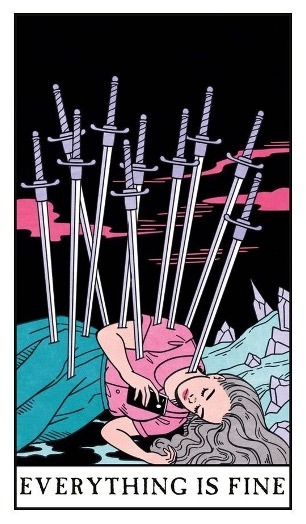 Ten of Swords moodboard