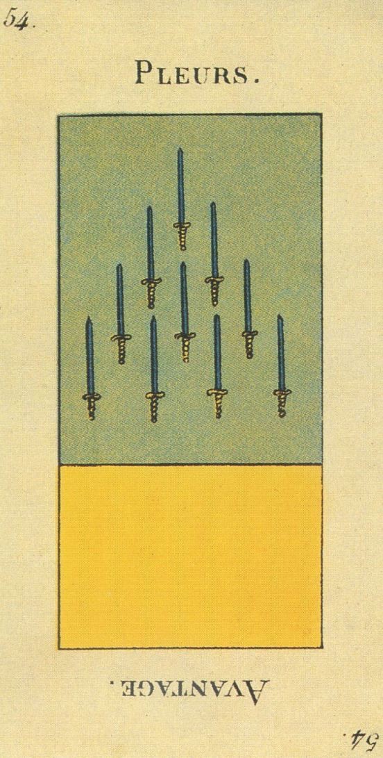 Ten of Swords moodboard