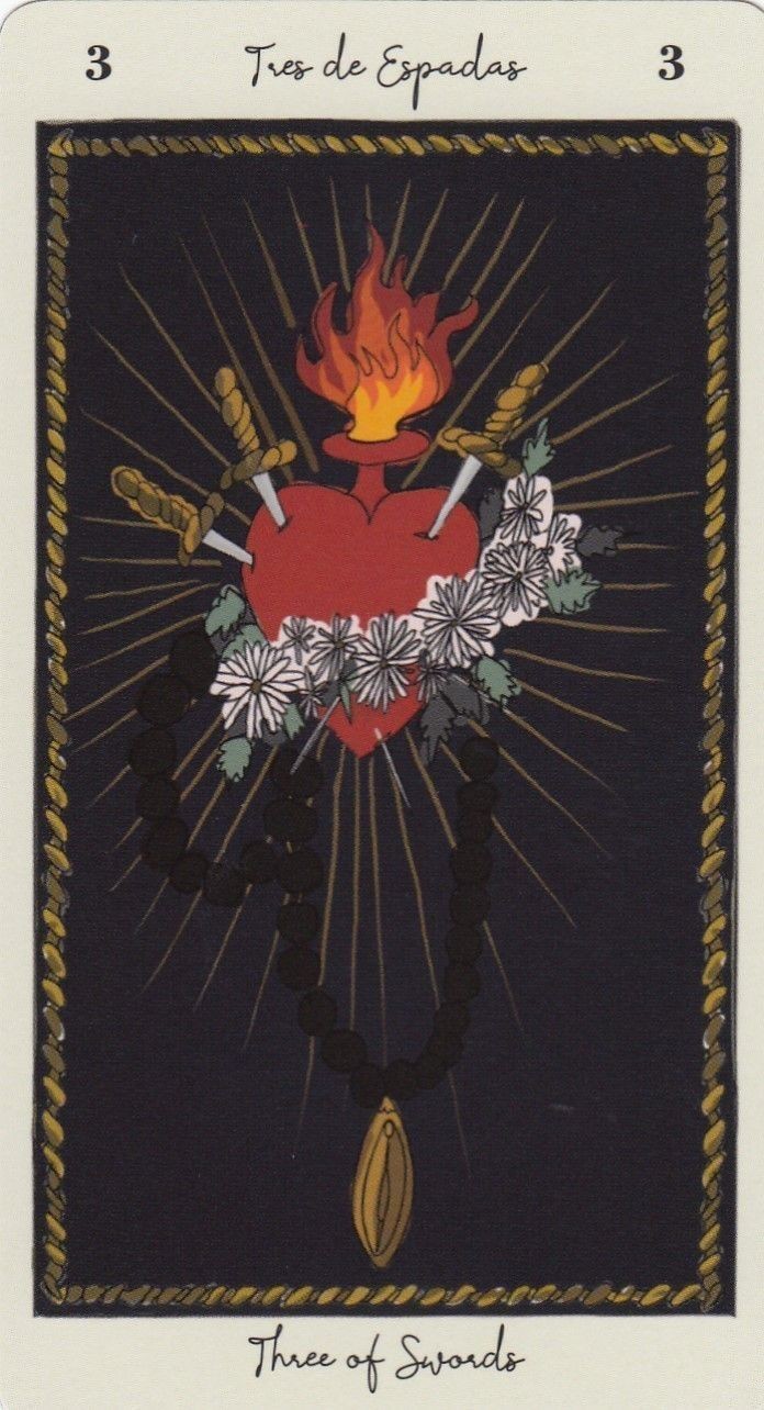 Three of Swords moodboard