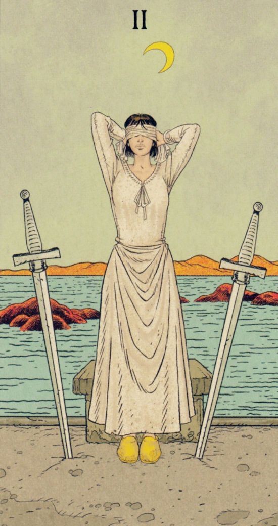 Two of Swords moodboard