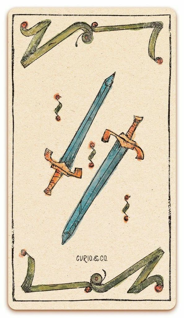 Two of Swords moodboard