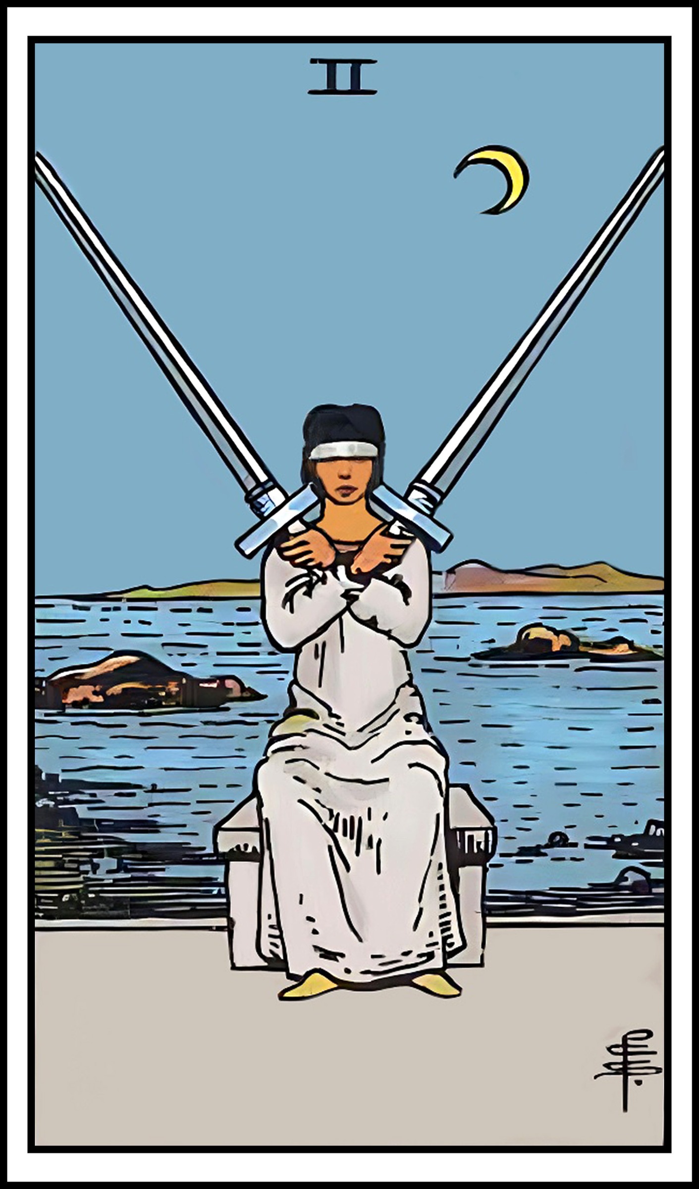 Two of Swords moodboard