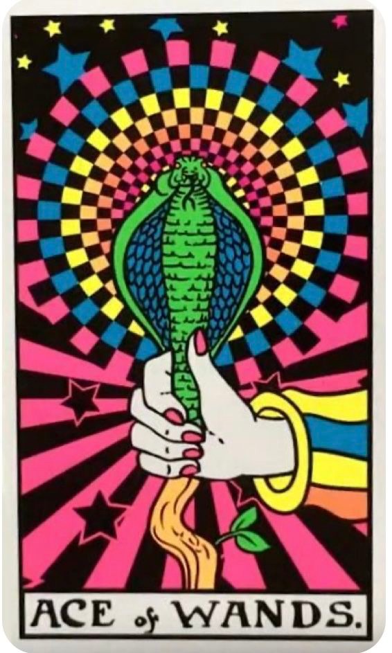 Ace of Wands moodboard