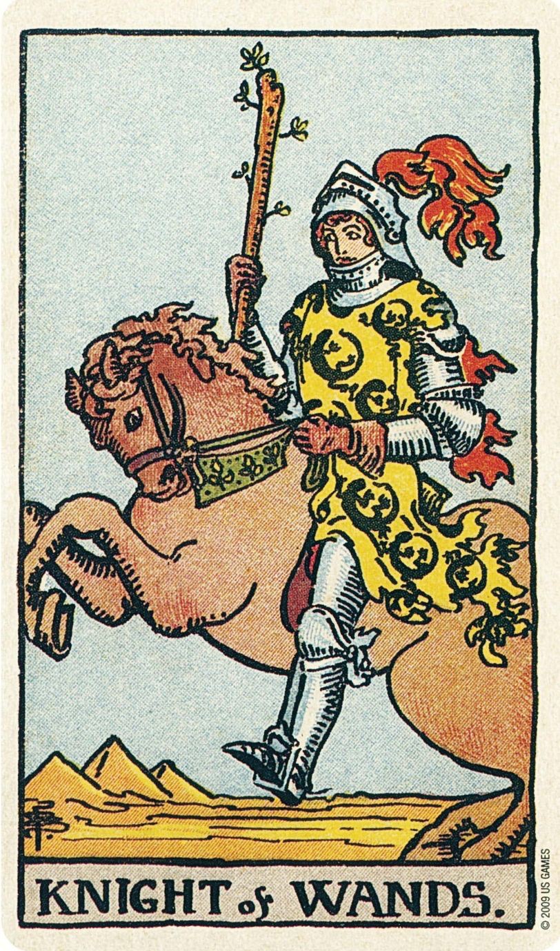 Knight of Wands moodboard