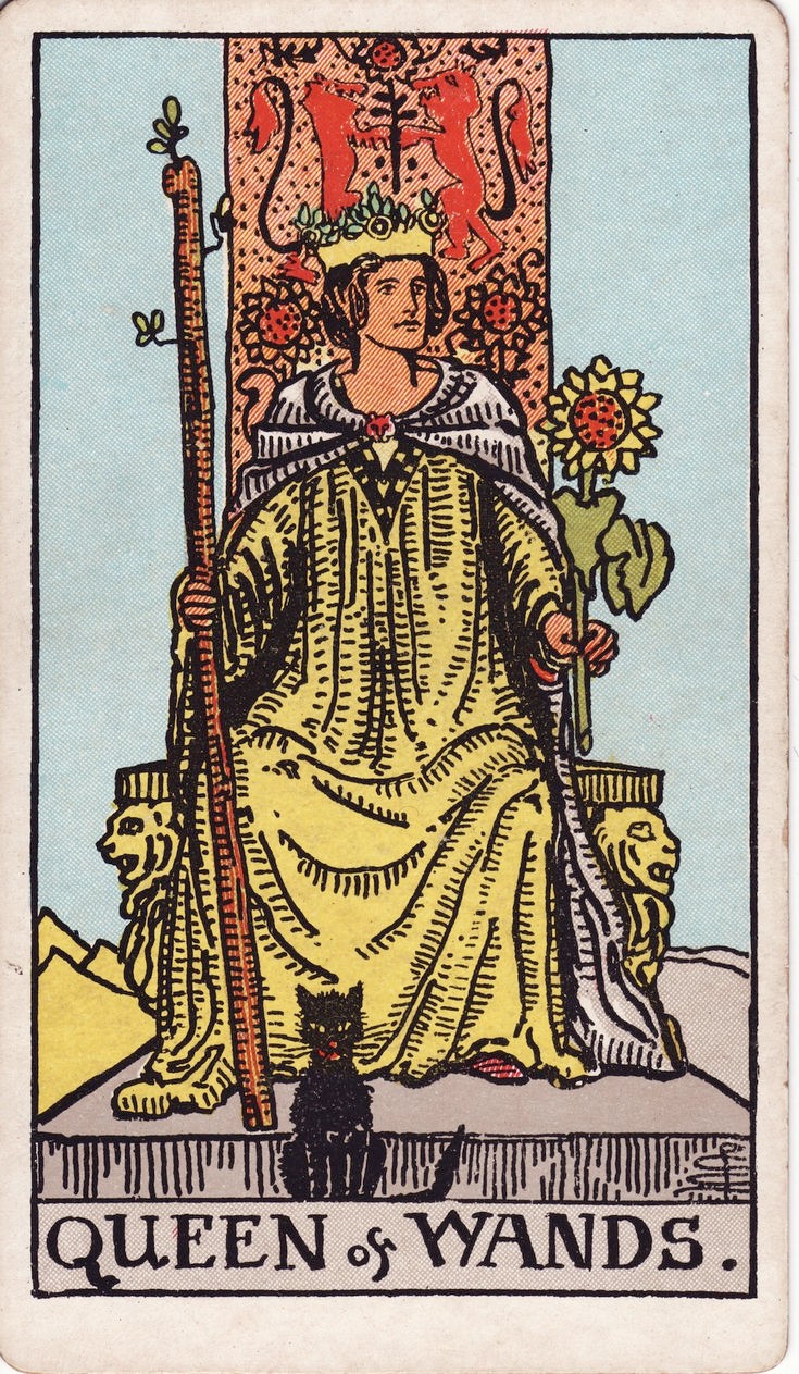 Queen of Wands moodboard