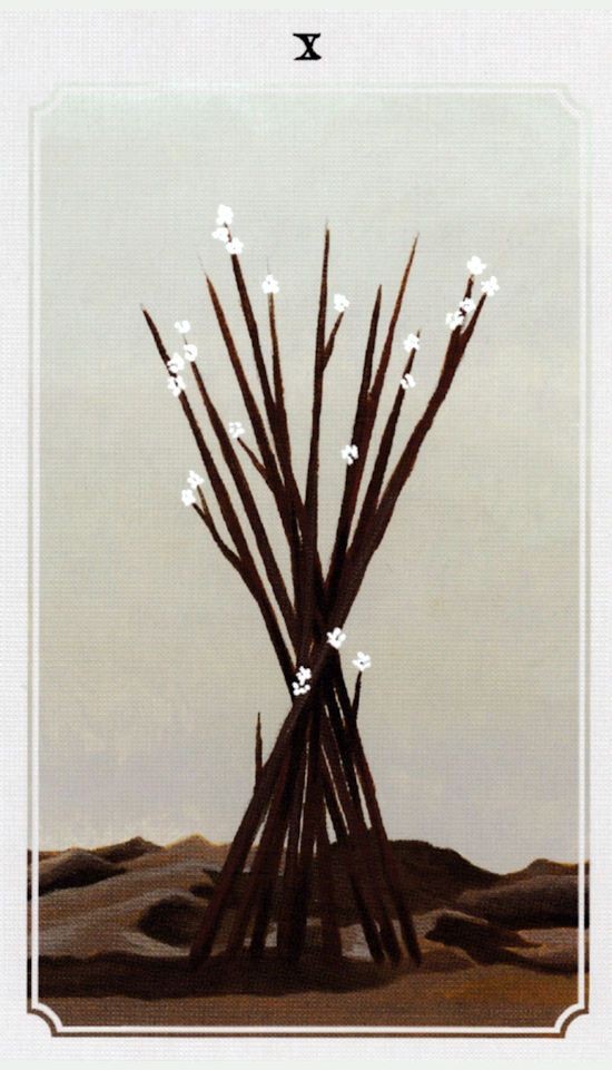 Ten of Wands moodboard