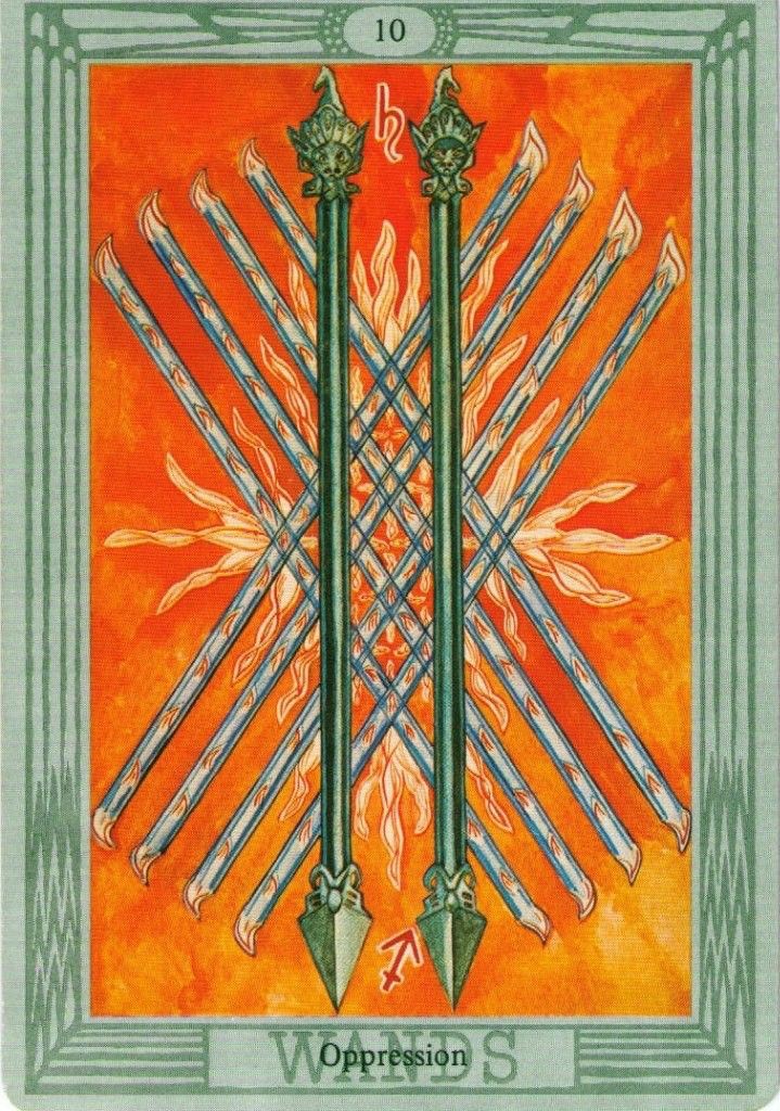 Ten of Wands moodboard