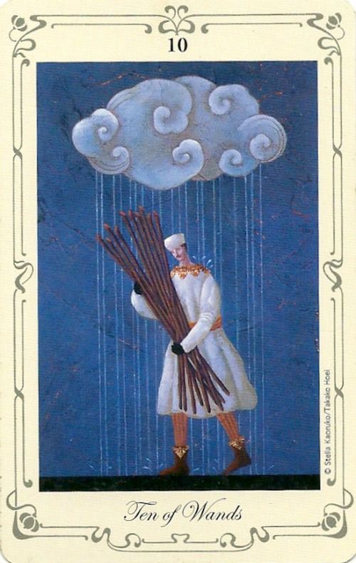 Ten of Wands moodboard