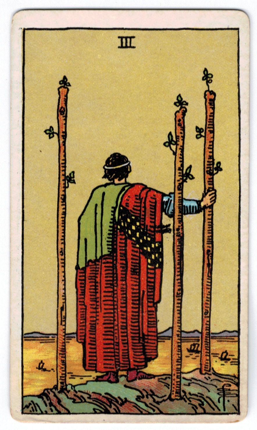 Three of Wands moodboard