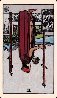 Two of Wands moodboard