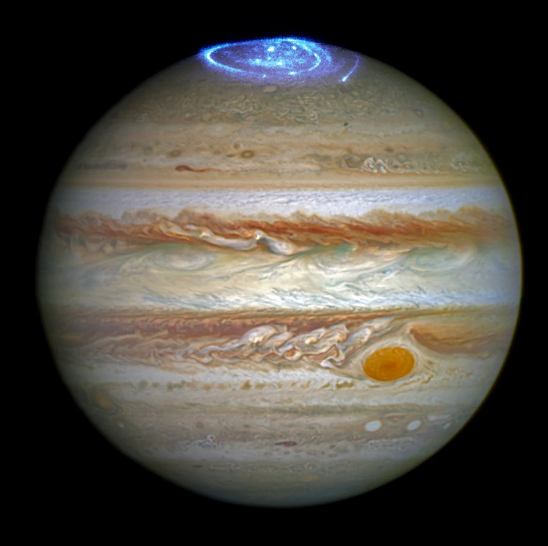 Hubble Images of Auroras in Jupiter’s Atmosphere
